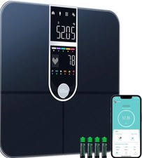 Smart Scales for Body Weight, Dual Screen Display Digital Bathroom Scale 400lbs