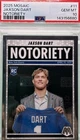 2025 Panini Mosaic - PSA 10 Notoriety Jaxson Dart #11 (RC)