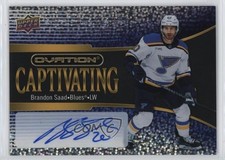 2023-24 Upper Deck Ovation Captivating Auto Brandon Saad #C-7