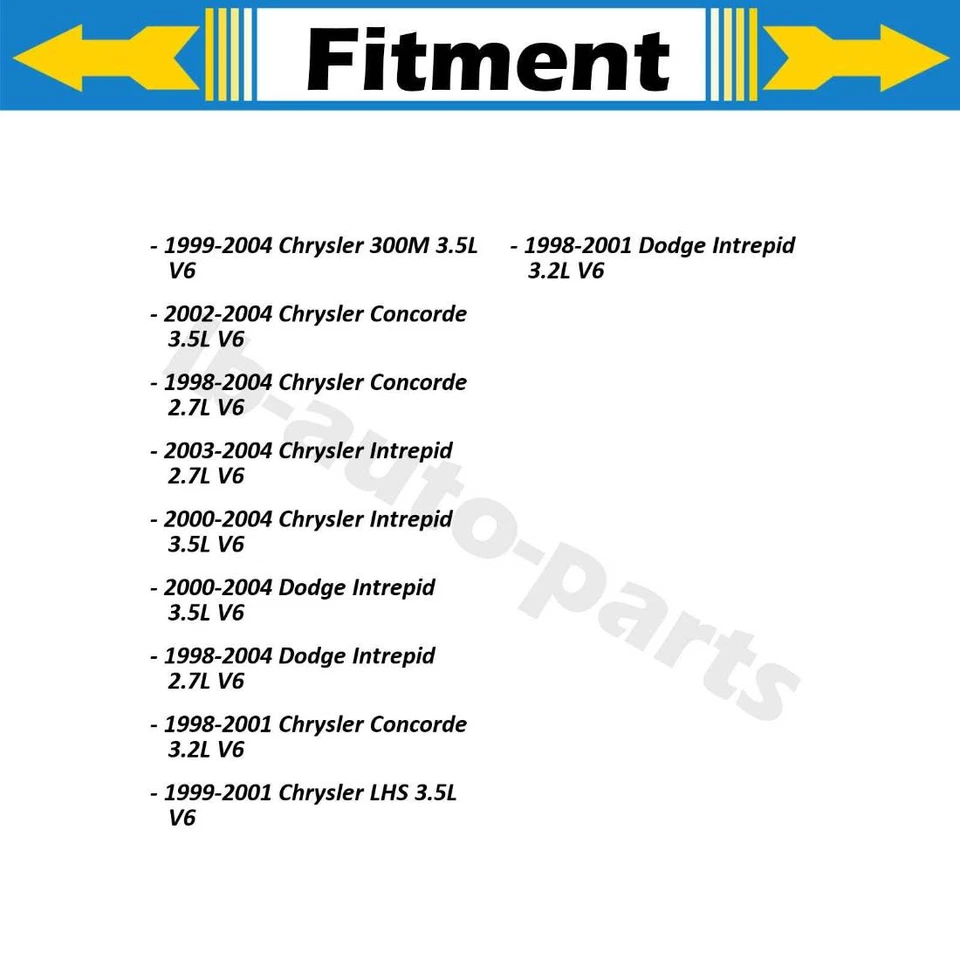 Manguera de freno delantera 2x para Chrysler Concorde 1998-2001 3,2 L Foto 2 de 4