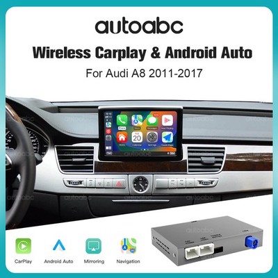 Für Audi A8 2012-2018 mit Mirror Link Interface Wireless Car Play Android Auto