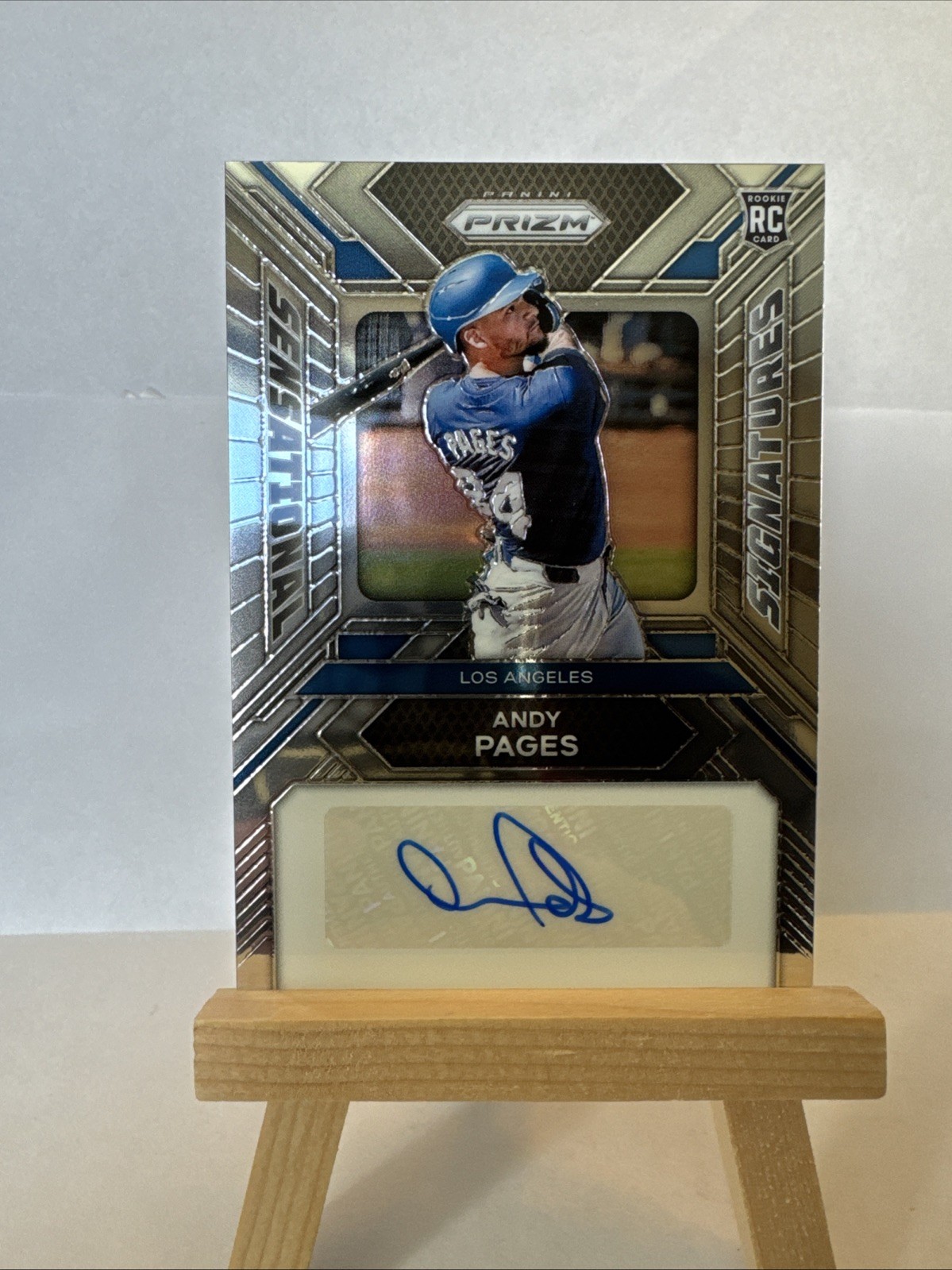 2024 Panini Prizm - Sensational Signatures Andy Pages #SS-AP RC LA Dodgers
