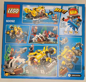 LEGO City Deep Sea Submarine 60092 Retired
