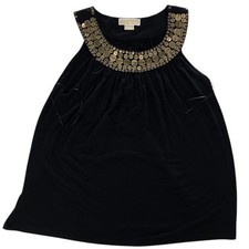 Michael Kors Swing Dress with Gold Details Sz M
