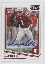 2018 Score Rookies Signatures Simmie Cobbs Jr #390 Auto 2u3