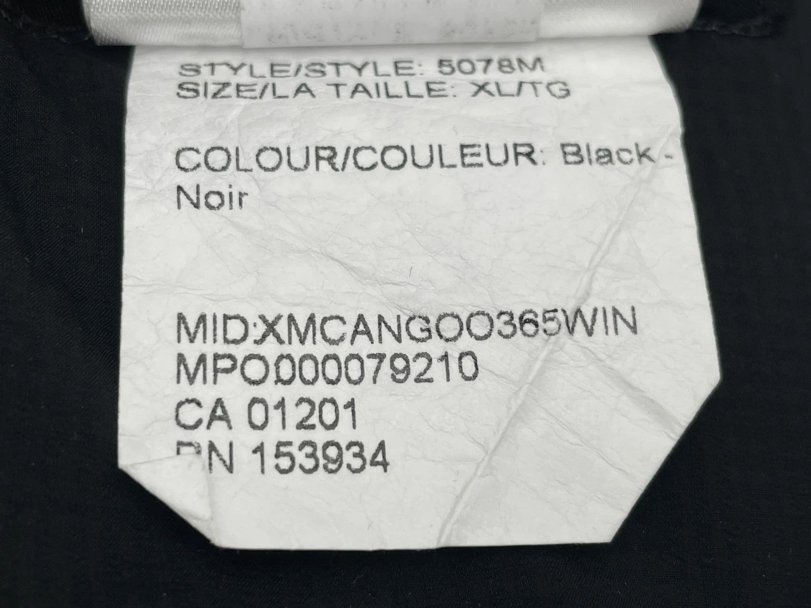 Giubbotto piumino uomo CANADA GOOSE Lodge con cappuccio nero taglia XL nero noir