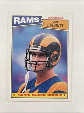 1987 Topps Jim Everett RC Rookie Card Rams NM-MT. rookie card picture