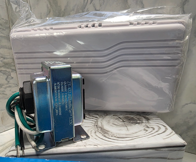 Doorbell Wired Chime Box, Mounting Hardware, Power Supply