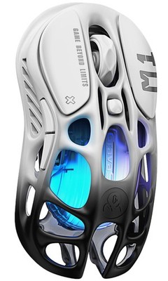 GravaStar M1 Magnesium Alloy Hollowed-Out Wireless Tri-Mode Bluetooth Mouse