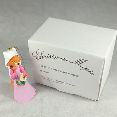 NEW Disney Grolier Christmas Magic Maid Marion 4.5'' Ornament