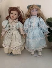 Porcelain Collector Dolls – Set of  2