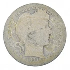 BETTER 1911-D Liberty Barber 90% Silver US Quarter *125