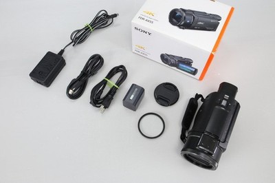 Sony Handycam FDR-AX55 Black 4K Camcorder Video Camera 20x Zoom