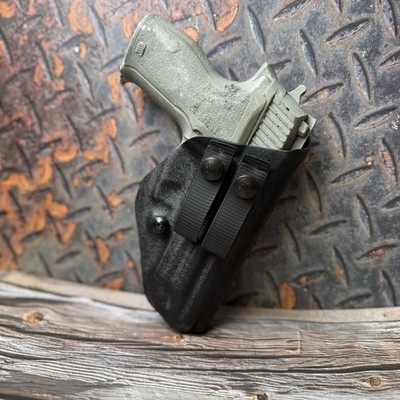 Kydex Style Inside the waistband Gun Holster with Rubberized Nylon Belt Loops