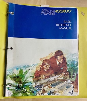 Atari 400/800 BASIC Reference Manual 1980 Vintage Programming Guide