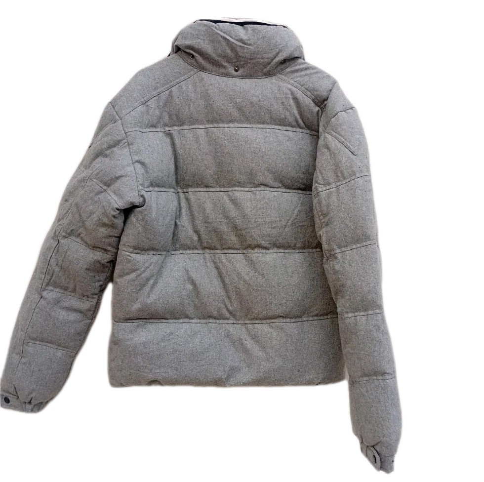 Authentic Moncler Branson Down Jacket Gray Wool B… - image 2