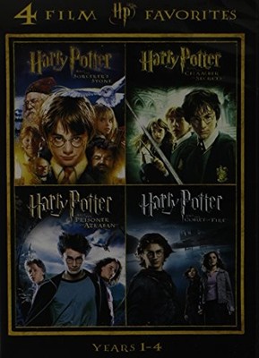 Harry Potter Years 1-4: Sorcerers Stone  Chamber of Secrets  Prisoner  - GOOD