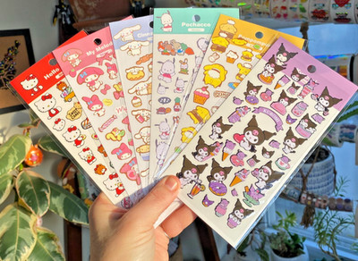 Off brand Sanrio Hello Kitty and Friends Sticker Sheets: You Choose!