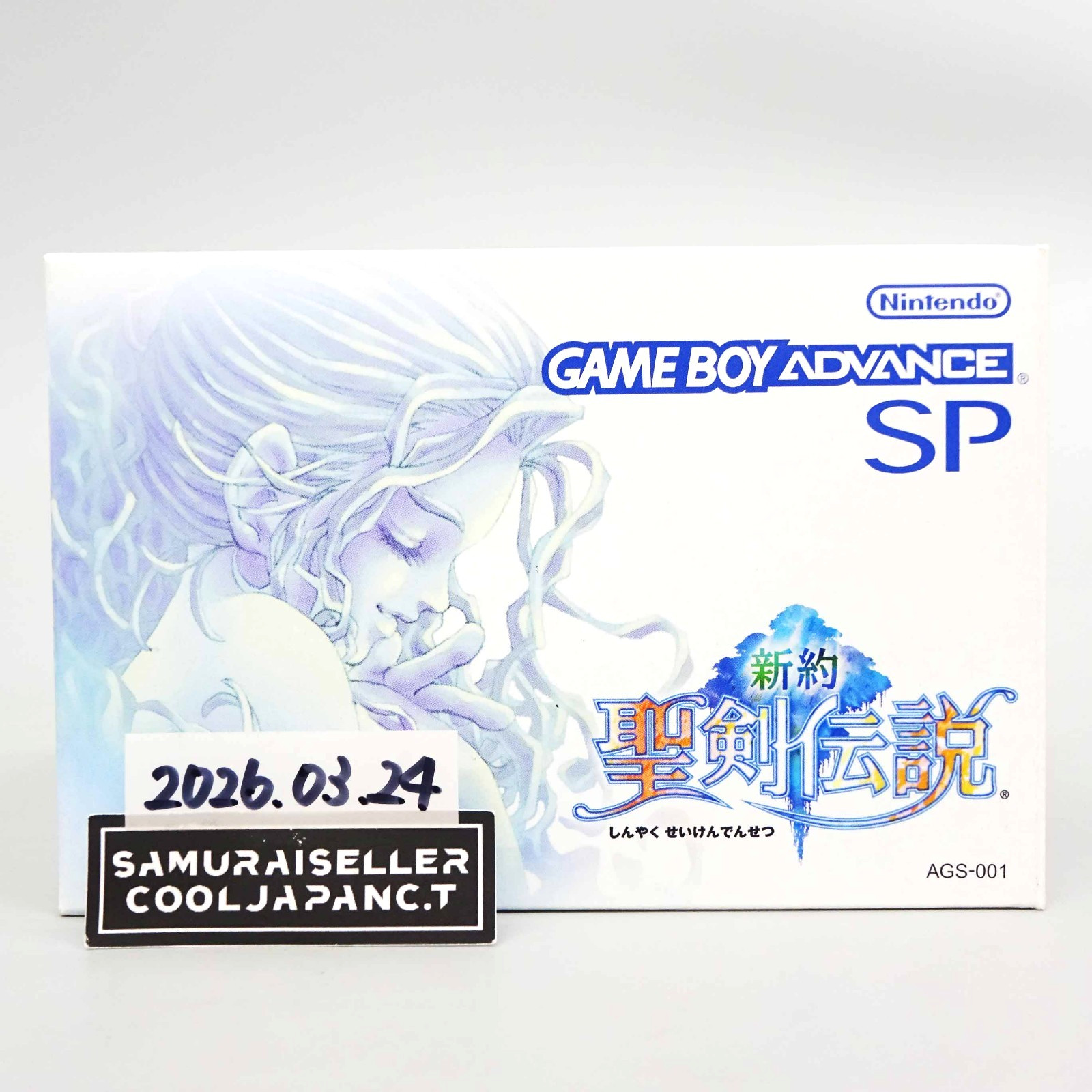 Console GAME BOY ADVANCE SP Sword of Mana Blue boîte limitée GBASP Japon NEUVE