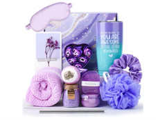 Spa Gift Basket for Women Self Care Relaxing Mothers Day Birthday Gift Set