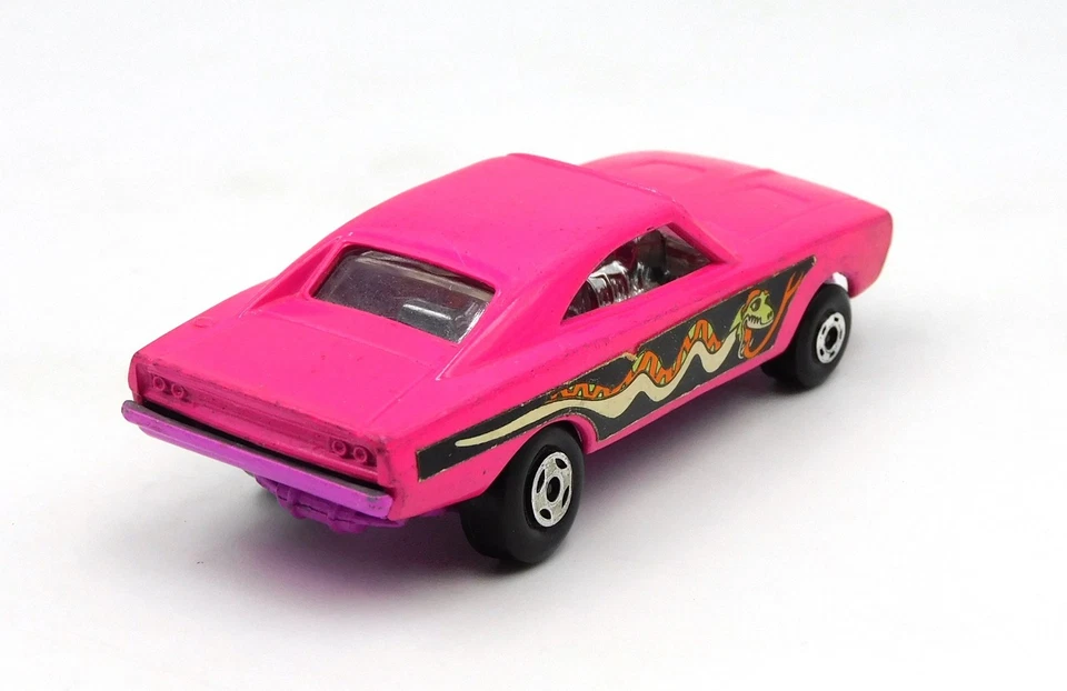 Matchbox Superfast Dodge Dragster #70 PINK BASE vintage die cast 1/64 England - Immagine 3 di 4