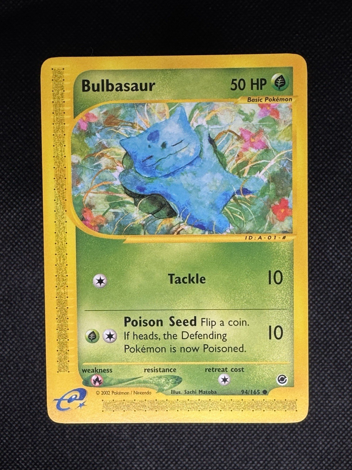 BULBASAUR 94/165 EXPEDITION BASE SET POKEMON TCG NM Vintage