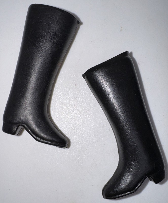 Vintage Barbie Doll | High 2” Black Boots | Fashion & Style | Plastic Pair