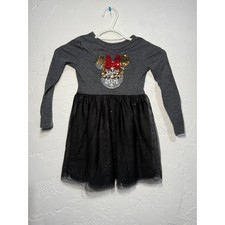 Disney limited edition collection tutu minnie mouse long sleeve dress girls 4