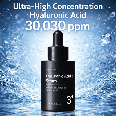 TOSOWOONG Hyaluronic Acid 3 Serum 30ml - Intense Hydration & Skin Barrier Suppor