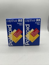 Lot Of 2 Vintage Polaroid Captiva 95 Instant film SEALED 9-95 New