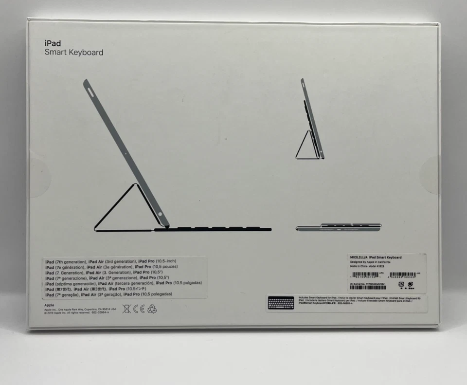 Genuine Apple iPad 9th/8th/7th/Pro/Air 3rd Gen Generation Smart Keyboard Case - Image 2 of 3