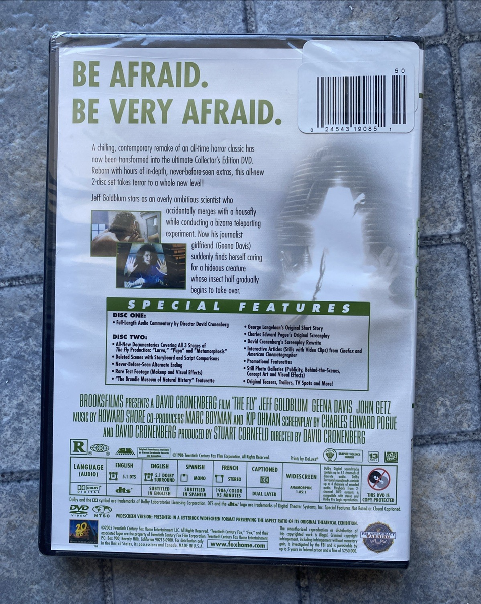 The Fly (DVD, 1986) for sale online | eBay