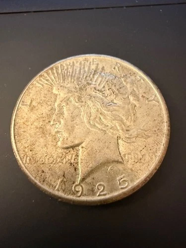 1925 S PEACE SILVER DOLLAR San Francisco Mint  VG COND Circulated FREE SHIP!!