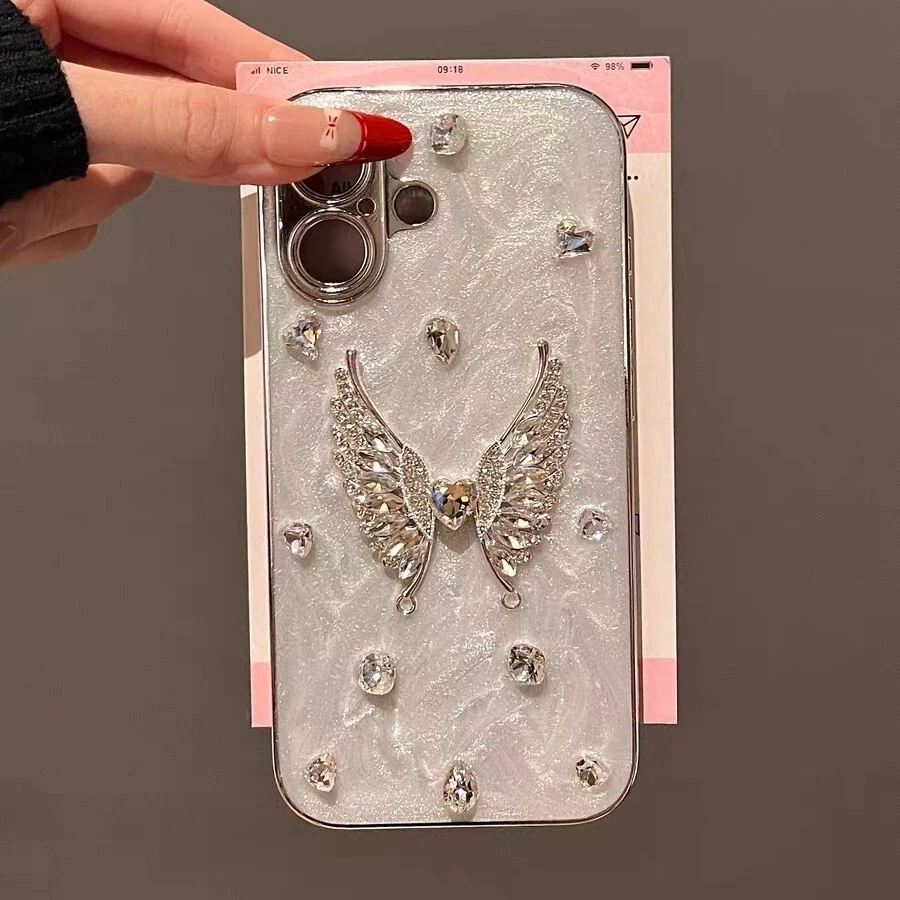 Angel Wings Phone Case Cover For Apple iPhone 16 15 Pro Max 14 13 12 11 8 7XR XS - Image 3 of 4