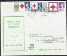 GREAT BRITAIN -  ELIZABETH II 1963 Red Cross plain set 3 on - 46954