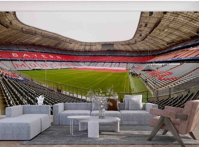 3D Stadium Landscape Wallpaper Wall Murals Removable Wallpaper