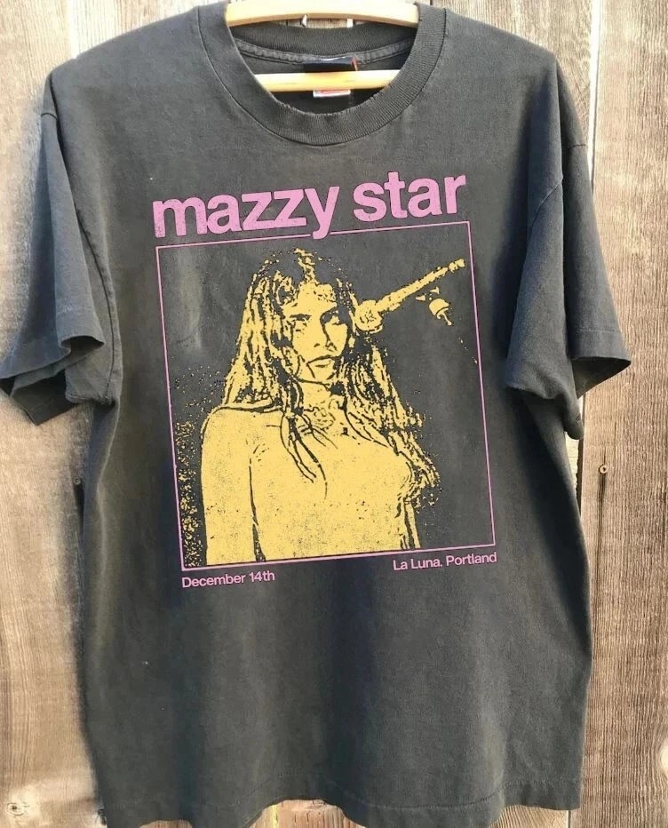 Mazzy Star Shirt, Mazzy Star Tour Charcoal T-shirt Unisex Men