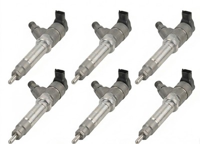 Bosch 0445120082 New OEM Common Rail Diesel Fuel Injector 6 pack