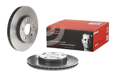 Brembo 2x BREMSSCHEIBE PRIME LINE Coated hinten für VW