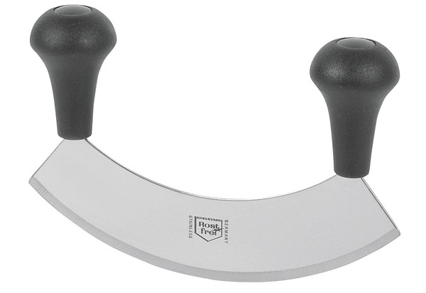 Westmark Wiegemesser 17Cm Edelstahl KräUtermesser 1 Klinge Schwarz Neu-image