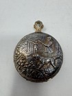 Churchill Skeleton Mechanical Pocket Watch Full Hunter Yellow Gold - Runs — photo 2