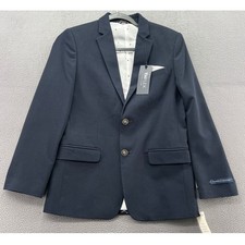 Tommy Hilfiger Boys TH Flex Blazer Navy Blue Suit Jacket Size 14 TBSDD11F NEW