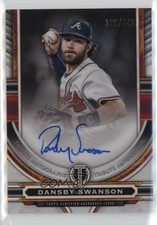 2023 Topps Tribute 120/140 Dansby Swanson #TA-DSW Auto rf2