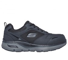 Zapato de trabajo SKECHERS WORK Arch Fit SR - Angis compuesto puntera negro/carbón -