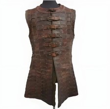 Warrior  s Leather Armor   Viking Medieval Chestplate for LARP  Cosplay