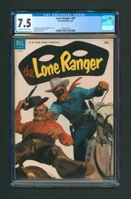 1954 Lone Ranger #69 CGC 7.5 Dell painted cover