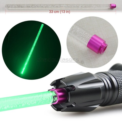 H8 Adjustable Focus 450nm Blue Laser Pointer 520nm Visible Green Laser Torch Pen - Picture 19 of 24