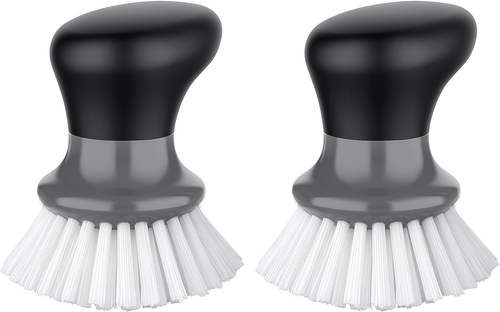 Dish Scrub Brush, Palm Brush Dish Scrubber with Ergonomic Grip, Kitchen Brushes