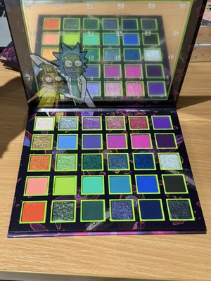 RICK AND MORTY X GLAMLITE EYESHADOW PALETTE - Limited Edition Und Brandneu