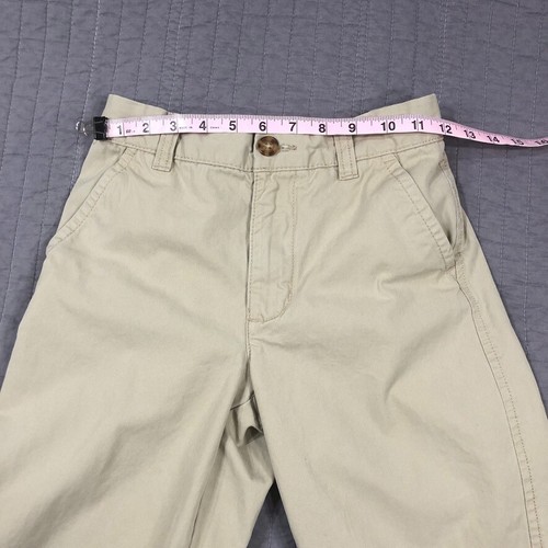 Tommy Hilfiger Pants Girl 12 Tan Chino Classic Khaki School Preppy Full Leg - Picture 10 of 24